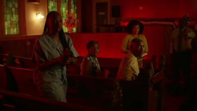         -[guns cocking]
           -[all gasp] - Black Lightning