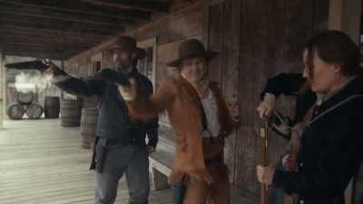 (guns firing) - The Bounty Men