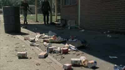 Gun's quick, easy, but other ways to do this. - The Walking Dead