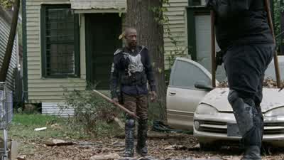 Guns up, now. - The Walking Dead