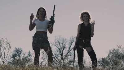 (gunshot bangs) - Girls Guns and Blood
