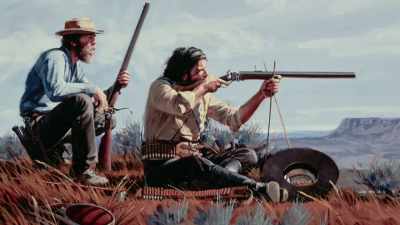 [Gunshot echoes] - The American Buffalo