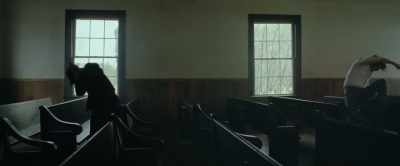 -[gunshot]
-[Preston groans] - The Devil All the Time