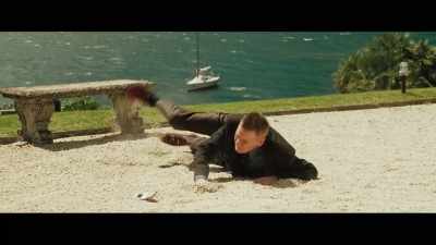 -(GUNSHOTS)
-(GRUNTS) - The Sound of 007