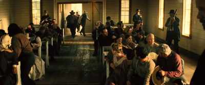 - (GUNSHOTS)
- (PEOPLE SCREAMING) - The Magnificent Seven