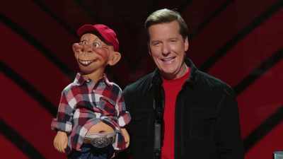 - [gurgling]
♪ Boom, chicka, wow, wow ♪ - Jeff Dunham:  I'm With Cupid