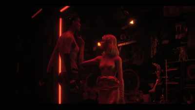 - [gurgling]
- [cane tapping] - Love & Death
