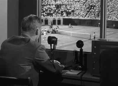 Guy Haines is hitting harder,
hurrying the play... - Strangers on a Train