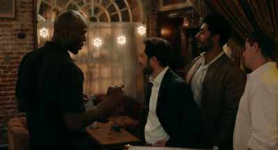-Guys, check that one out. - Bar Fight