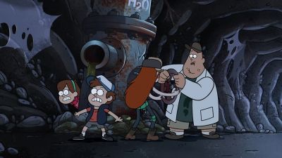 Guys, he's coming!
He's coming! - Gravity Falls