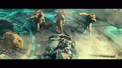 LEONARDO: Guys, Krang is down, but his ship's still building. - Teenage Mutant Ninja Turtles: Out of the Shadows