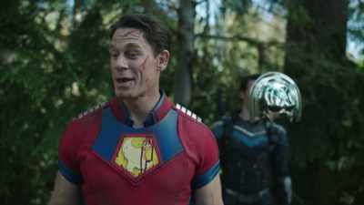 - Guys?
- Okay, I forgot my tiny hand fan, - Peacemaker