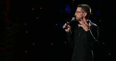 Guys say endlessly dumb shit about sex. - Neal Brennan: 3 Mics