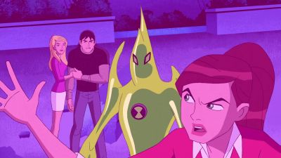 - Gwen: EVERY TIME HE USES THAT
THING, IT GETS HOTTER. - Ben 10: Ultimate Alien