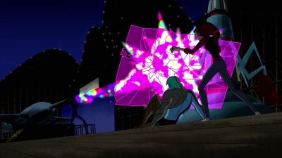 >> Gwen: [ GRUNTING ] - Ben 10: Alien Force