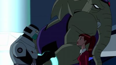 Gwen: HE'S WANTED FOR
LEVEL 3 WEAPONS-DEALING. - Ben 10: Ultimate Alien