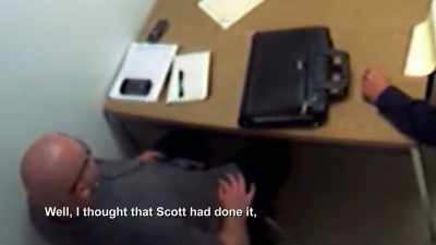 \h\h- You can see that he
is getting really antsy, - Interrogation Raw