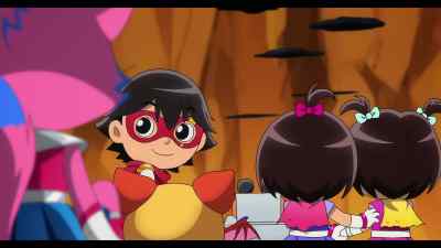 Ha-ha, everyone, follow me. - Ryan's World the Movie: Titan Universe Adventure