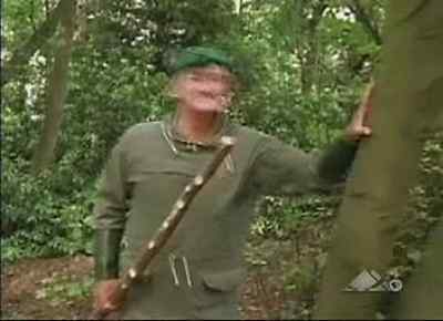 Ha, ha, ha! I am the Hawk!
Move back, varlet. - Last of the Summer Wine