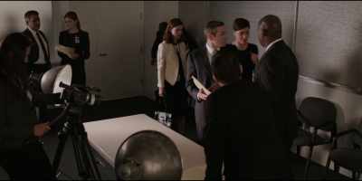 Ha-ha-ha. Let 'em through, guys. - The Good Fight