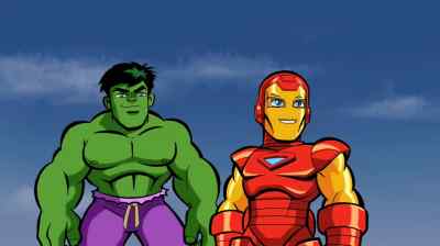Ha-ha! Three Head go back
where he come from! - The Super Hero Squad Show