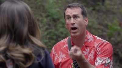 Ha! I said one thing, Jamie-Lynn, one thing: - Rob Riggle's Ski Master Academy