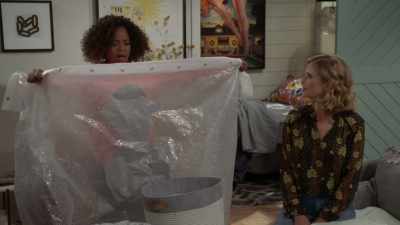 Ha! Is this
a Bruno Mars shower curtain? - Call Your Mother