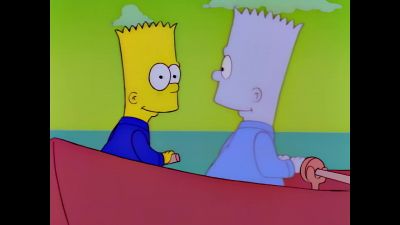 Ha! It's like punting on the
Thames. Stroke. Stroke. - The Simpsons