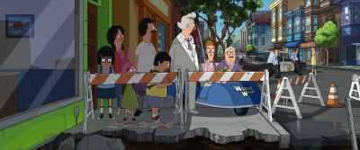 -Ha, true.
-(FELIX MUMBLES) - The Bob's Burgers Movie