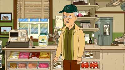 Ha! Typical.
I could rob this place blind, and... - Corner Gas Animated