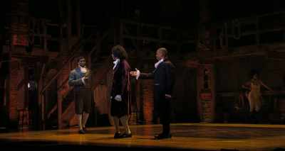 -Ha! Yeah, right. [laughs]
-[audience laughs] - Hamilton