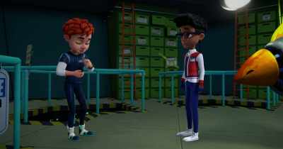 Ha, yeah, two years later,
and they were still cleaning root beer - Spy Kids: Mission Critical
