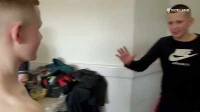 Had to be stopped, the fight, - Stacey Dooley Sleeps Over