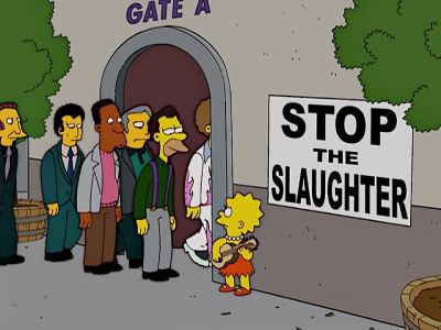 Had my doubts, but grampa sure  - The Simpsons