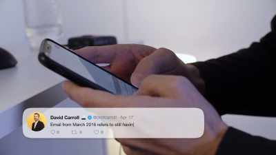 Had Facebook's data feeds
Facebook data feeds, - The Great Hack