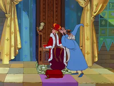 Hail, King Arthur Long live the king - The Sword in the Stone