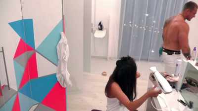 (HAIR DRYER WHIRRING) - Love Island
