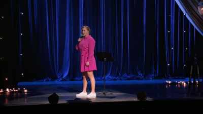 Half a block later,
he's back walking next to me. - Amy Schumer: Emergency Contact
