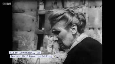 Half Berlin was in flames
and in ruins. - Berlin 1945