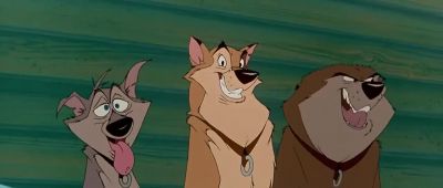 Half wolf in the side pocket there - Balto