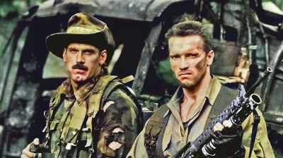 Halfway through filming predator, - In Search of Tomorrow