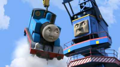 -Halt! Who goes there?!
-[Thomas screams] - Thomas & Friends: Journey Beyond Sodor