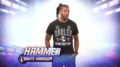 HAMMER: I'VE BEEN WITH THE
HARLEM GLOBETROTTERS FOR ABOUT - Harlem Globetrotters: Play It Forward