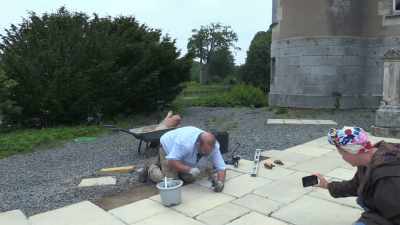(hammer tapping) - Escape to the Chateau: Make Do & Mend
