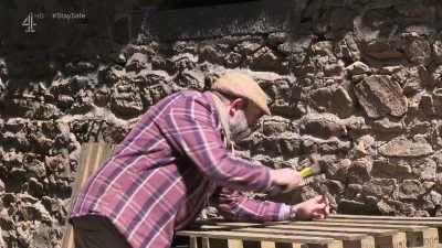 (hammer tapping) - Escape to the Chateau: Make Do & Mend