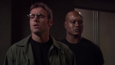 Hammond ordered the mainframe thing
in the MALP room destroyed,... - Stargate SG-1