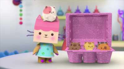 [Hamster Kitties squeaking] - Gabby's Dollhouse