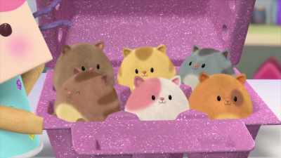 [Hamster Kitties squeaking] - Gabby's Dollhouse