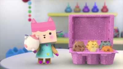 [Hamster Kitty squeaks] - Gabby's Dollhouse