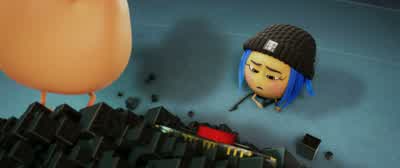 Hand, button. - The Emoji Movie